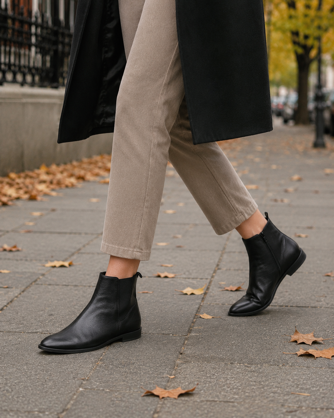 flat ankle boots