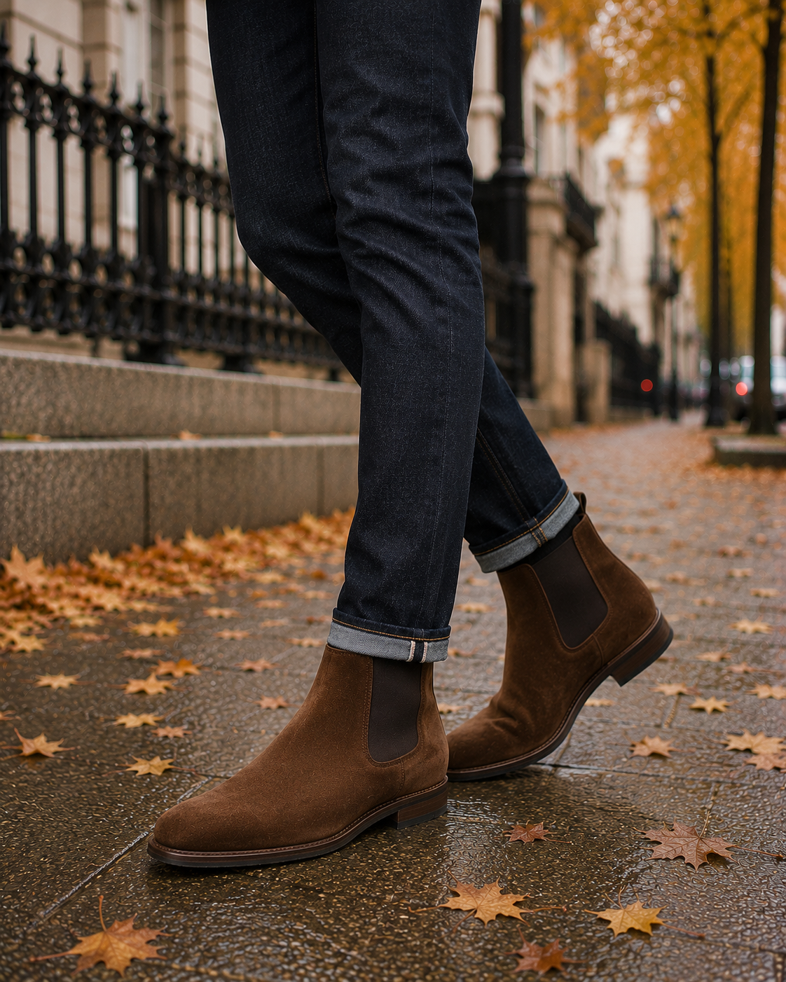 mens dealer chelsea boots
