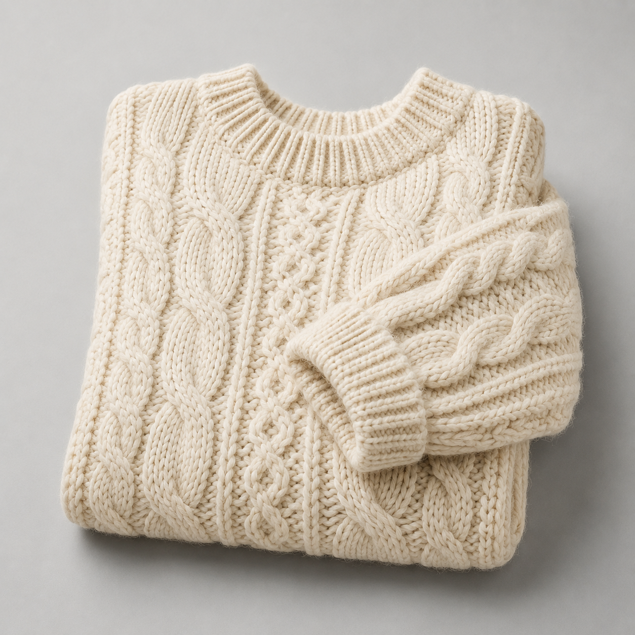 cable knit jumper