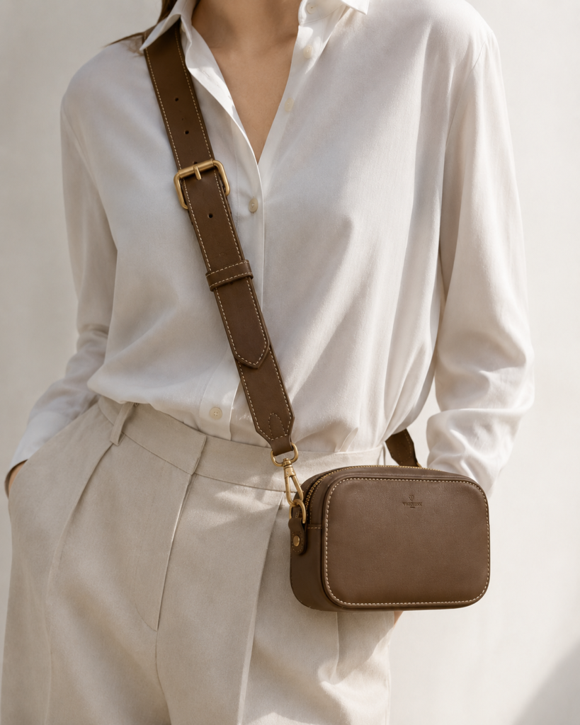 leather crossbody bag adjustable strap