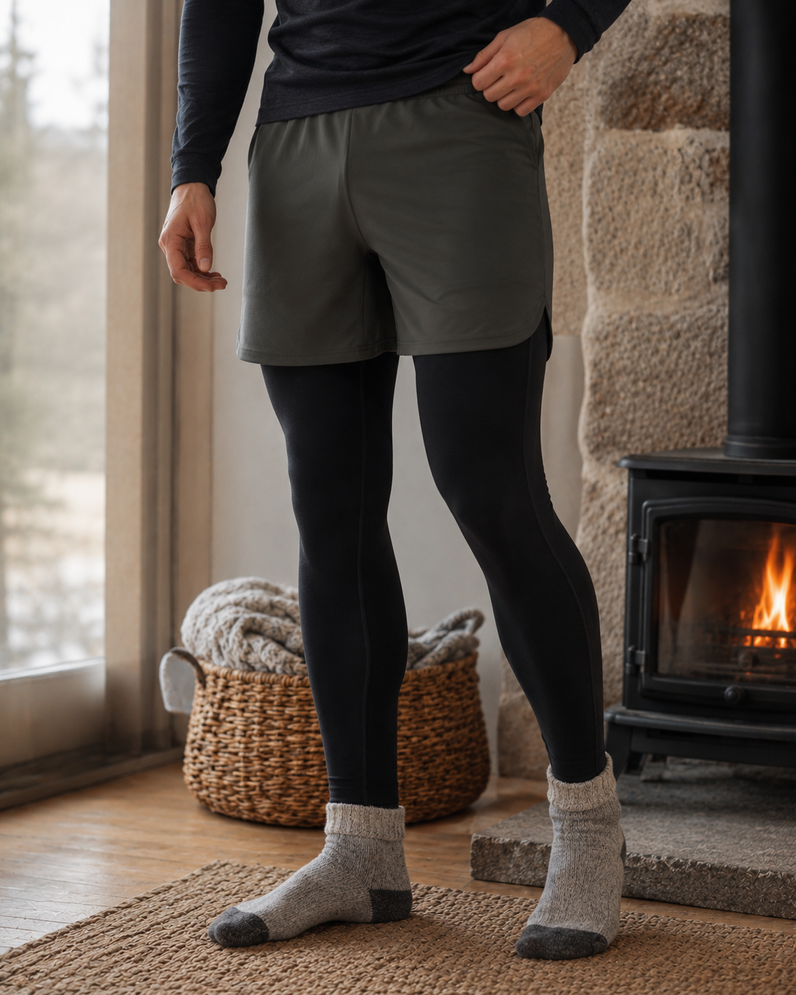 mens thermal leggings