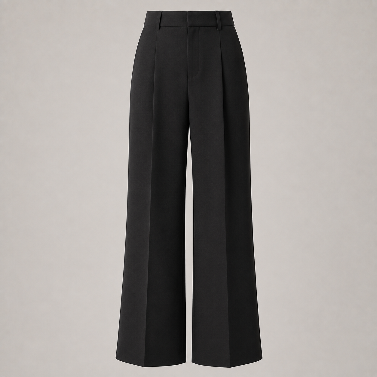 Wide-Leg Tailored Trousers