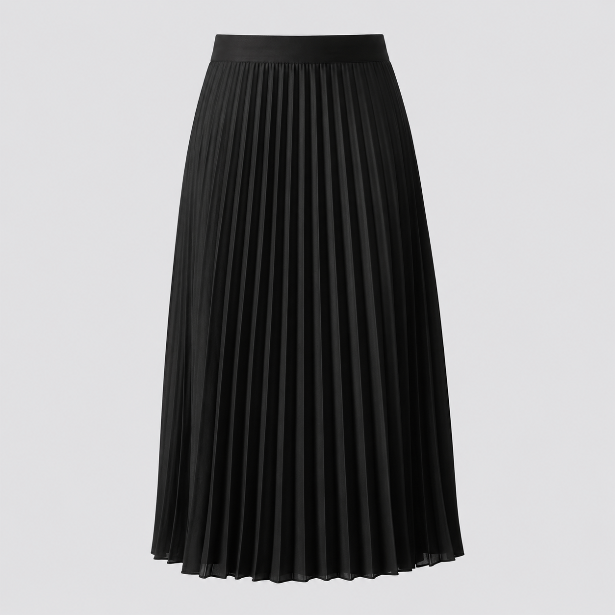 Pleated Midi Skirt
