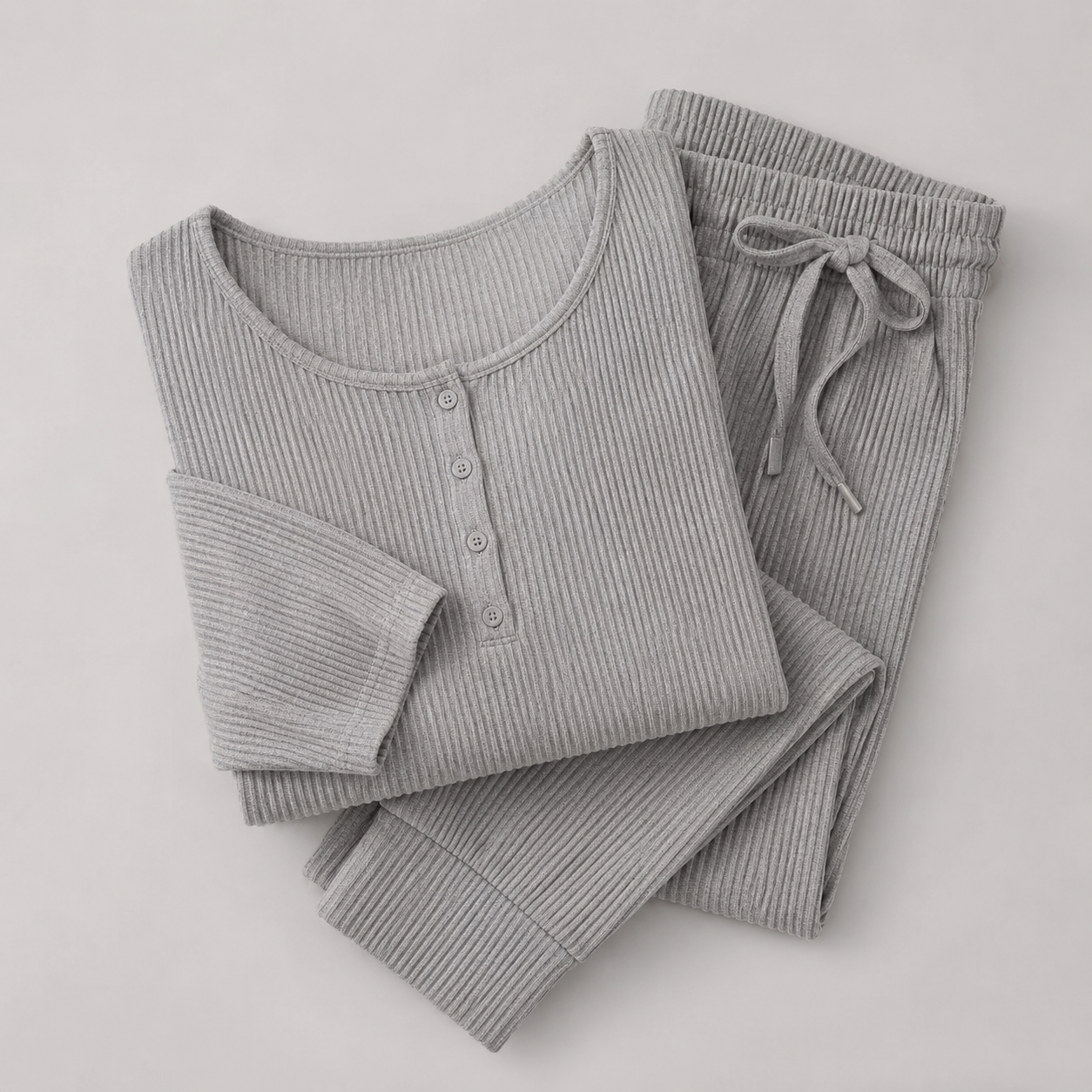ribbed loungewear set