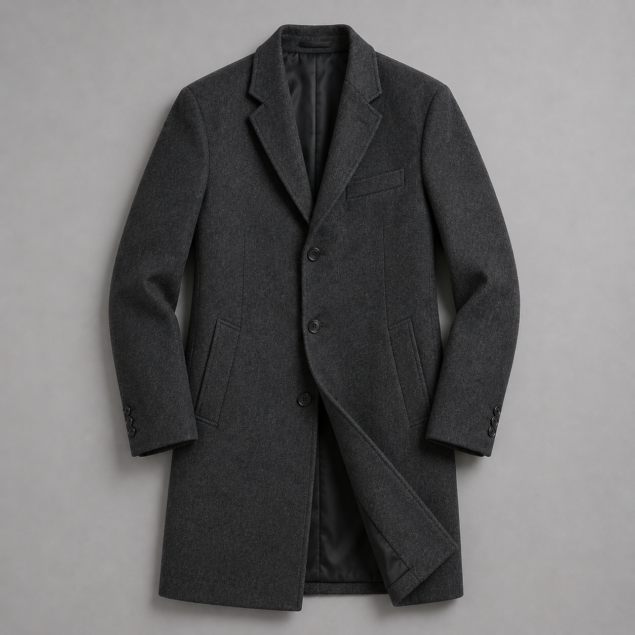 Wool-Blend Overcoat