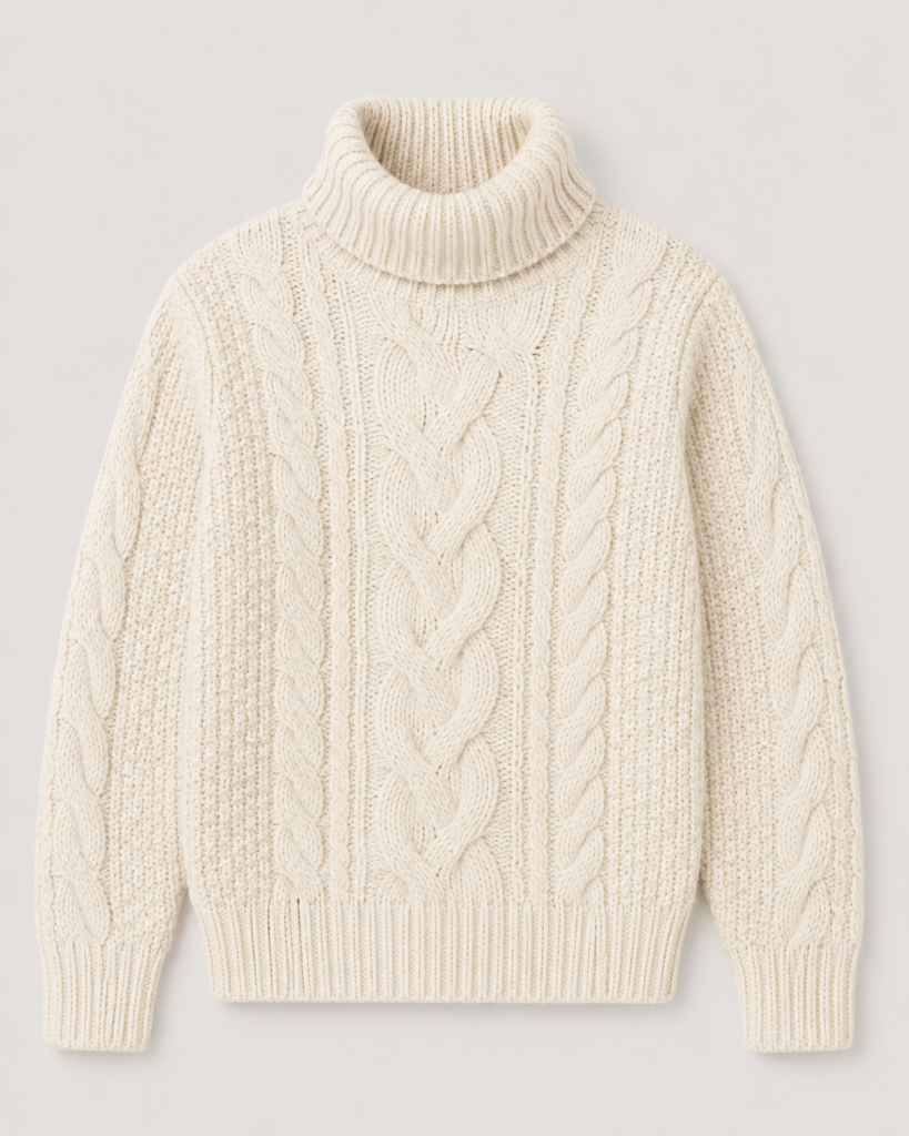 Chunky Roll-Neck Jumper