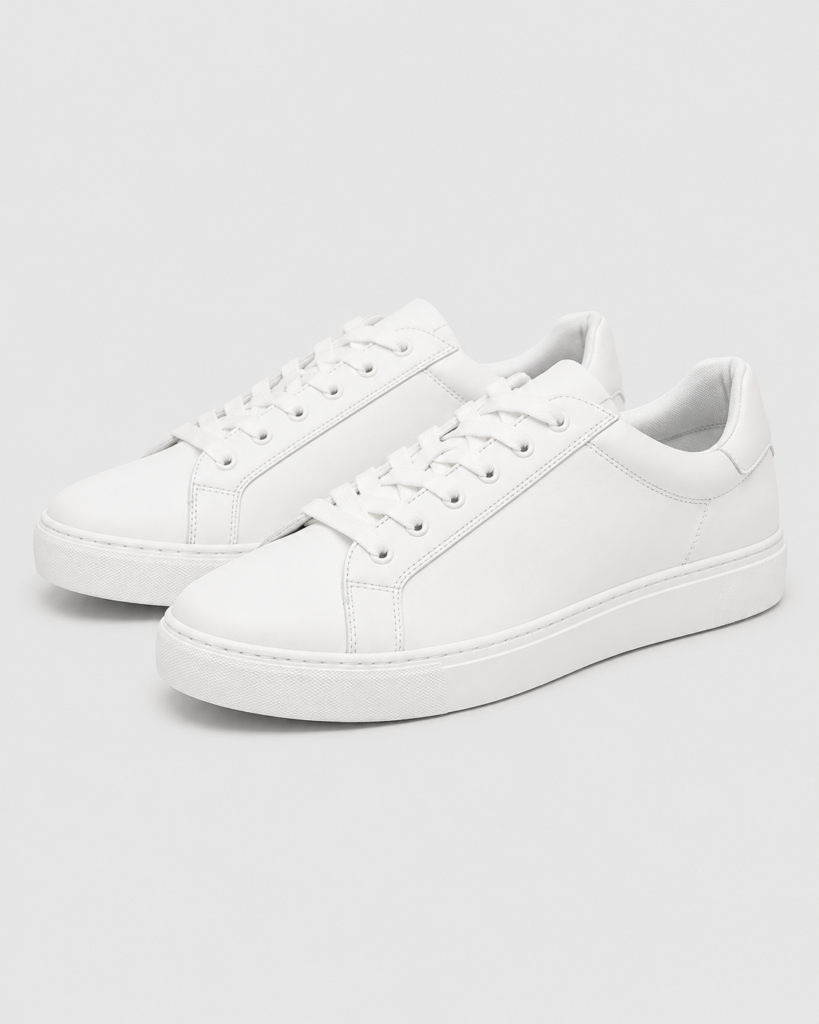 women’s leather-look trainers
