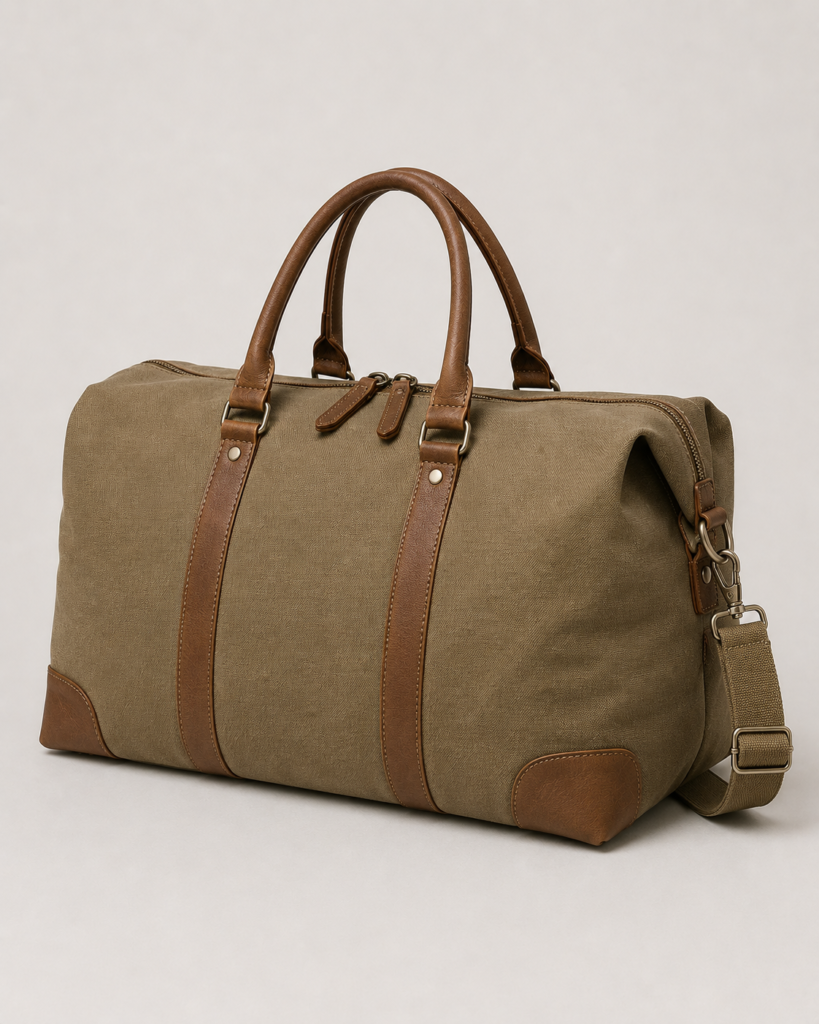 canvas weekender holdall