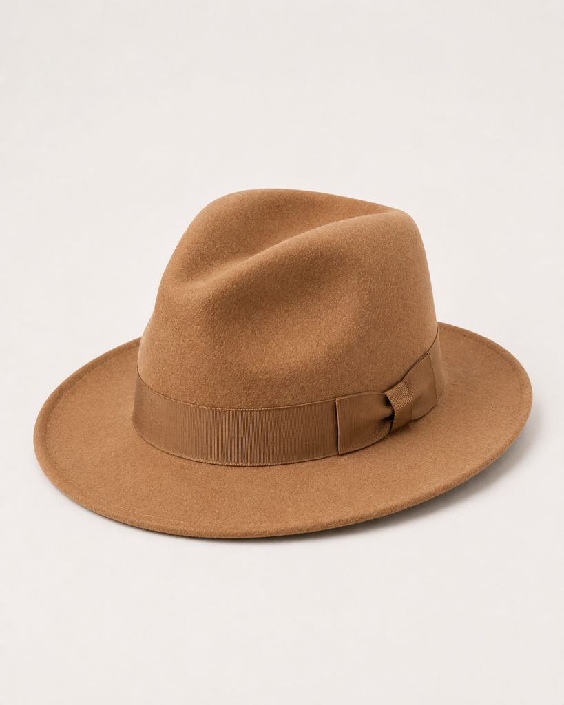 wool-blend fedora